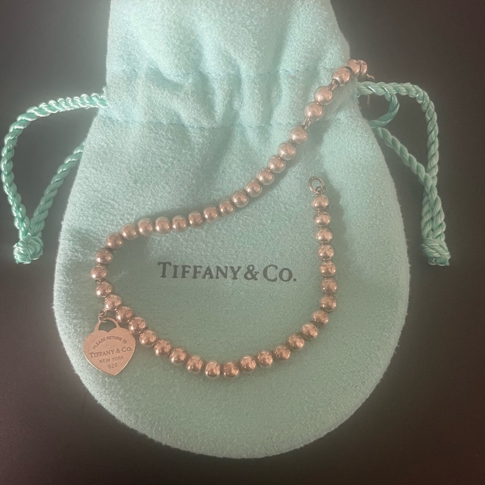 Tiffany & Co. Silver Beaded Bracelet